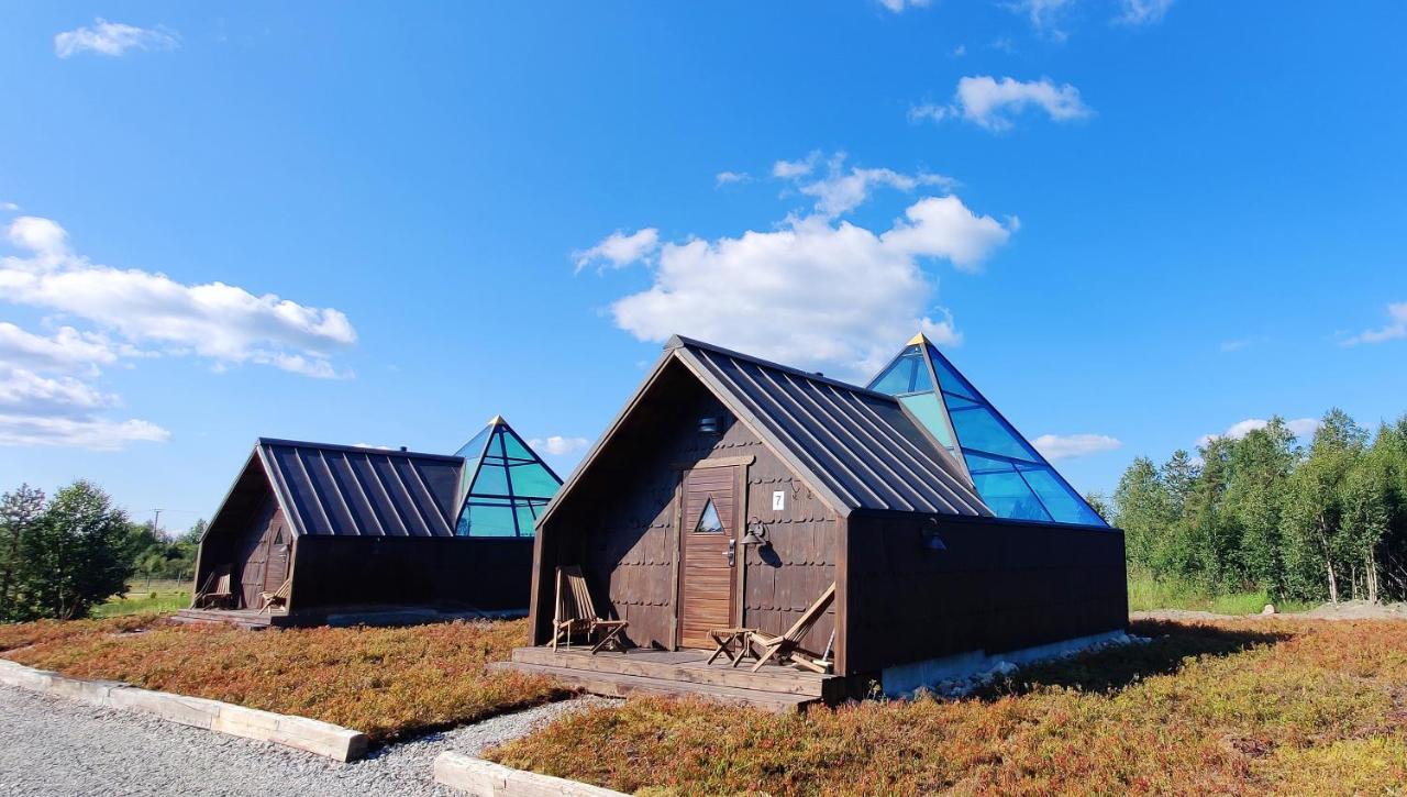 Aurora Pyramid Glass Igloos Köngäs Kültér fotó